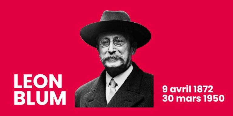 Photo de Léon Blum en chapeau