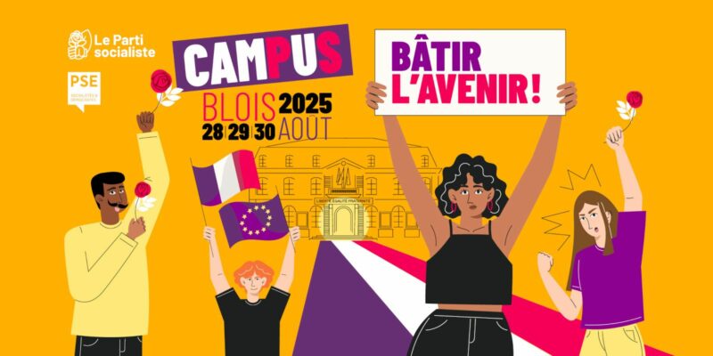Rendez-vous à Blois les 28, 29 et 30 août pour le CamPus 2025 !