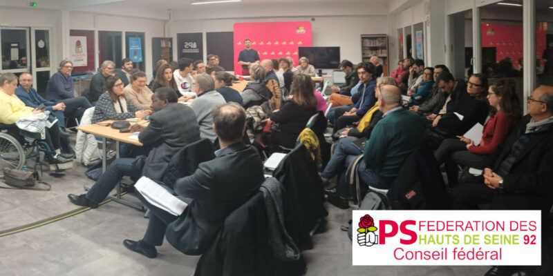 80ème congrès – Les socialistes des Hauts-de-Seine se sont réunis pour l’élaboration de leurs instances