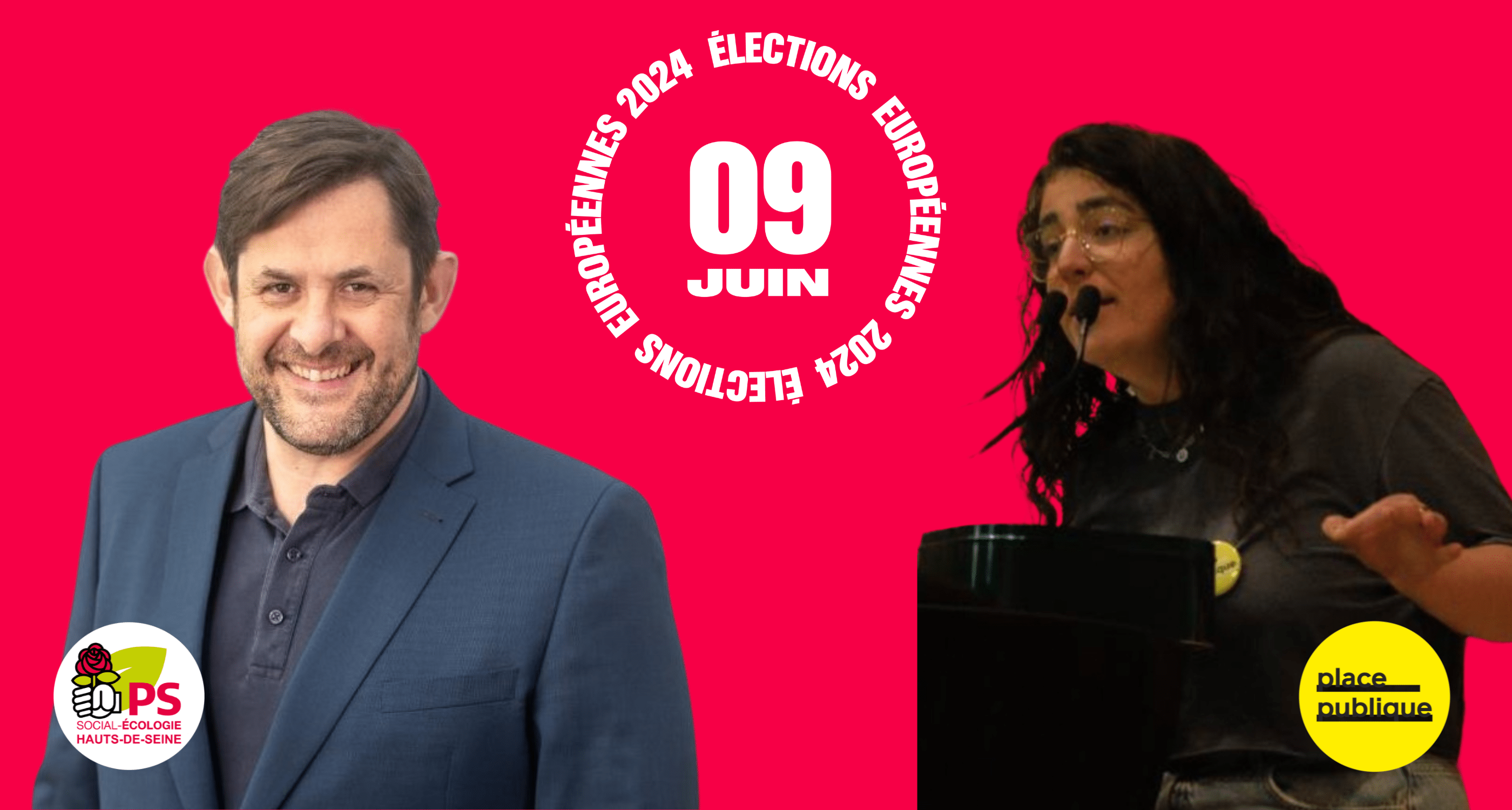 Lola Yaïche et François Kalfon, candidats altoséquanais pour les élections européennes 2024