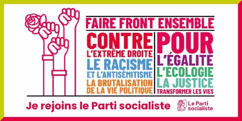 Je rejoins le Parti socialiste